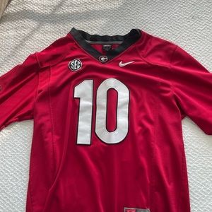 Red Georgia football jersey